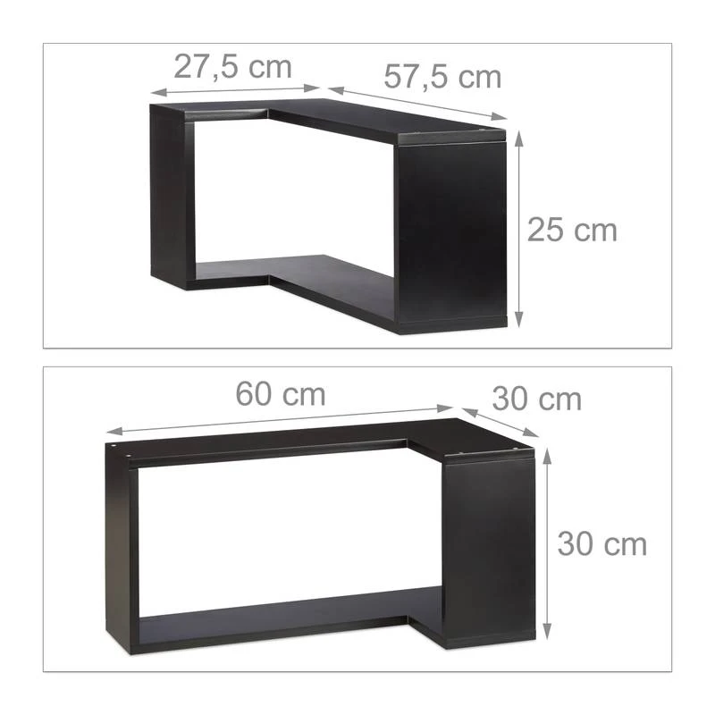 Étagère Murale D’angle En Lot De 2 9 Étagère Murale D’angle En Lot De 2 – Image 7