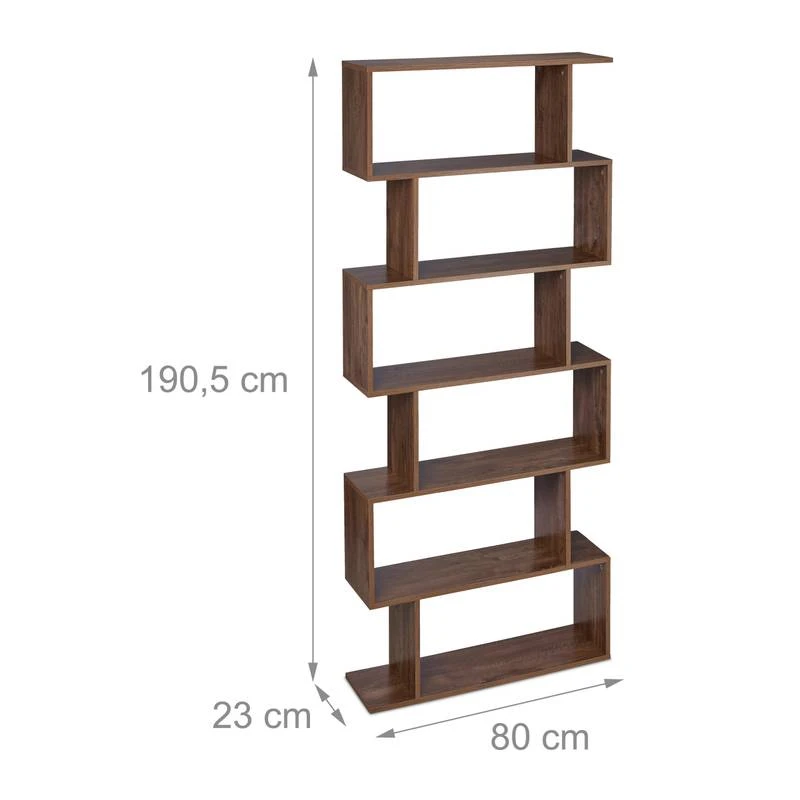 Haute Bibliothèque Marron 11 Haute Bibliothèque Marron – Image 9