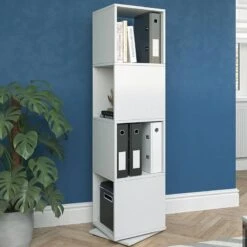 Étagère Tournante Blanc 11 Étagère Tournante Blanc -Étagères Soldes Magasin 56d5f4fd39f048eaaeaa43bc84da399c