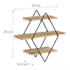Étagère Murale 3 étages -Étagères Soldes Magasin 58dd04ed4e15489ea279d73ef8e2bf46