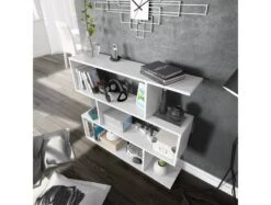 Étagère Basse De 3 Niveaux L110 X H97cm -Étagères Soldes Magasin 5919af2d2a3a4a81bd04860332be6339