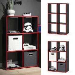 Etagère Noir/vert 6 Compartiments -Étagères Soldes Magasin 5cbe8888d92b41a7aeb526c04543493e