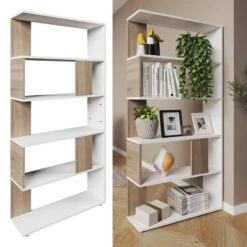 Etagère 80cm Sonoma/blanc -Étagères Soldes Magasin 6a4d8e91df3246e5b0fbddba544d90a6