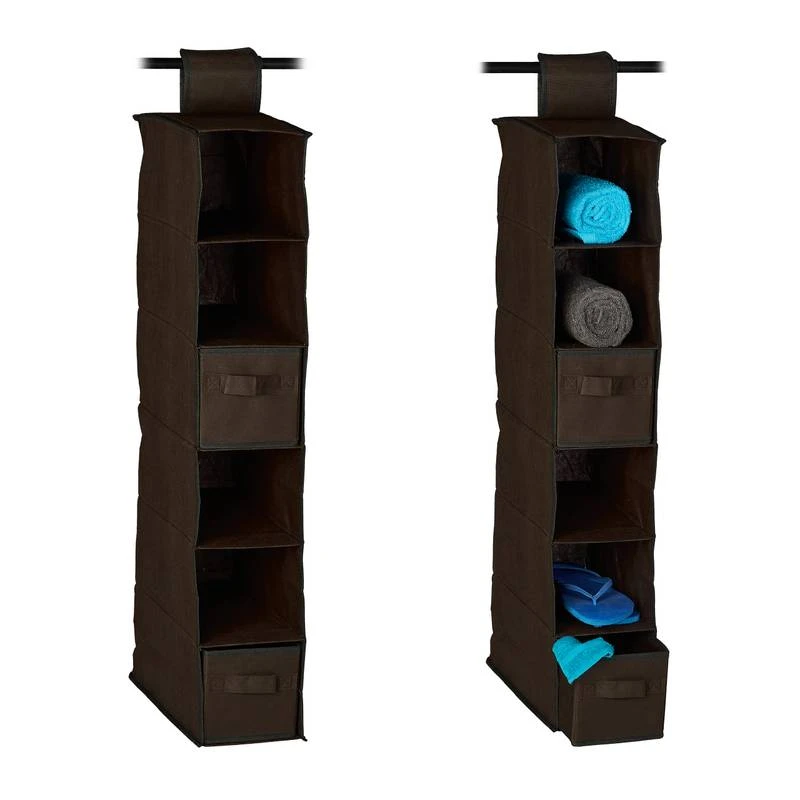 2xÉtagère Suspendue Tissu Armoire 19 2xÉtagère Suspendue Tissu Armoire – Image 17