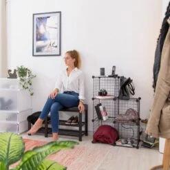 Système D'étagère 6 Compartiments Grille -Étagères Soldes Magasin 6ed6457c7c1d49579121d3e4ae731645