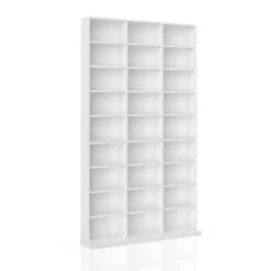 Étagère à CD Jukebox 178cm Blanc