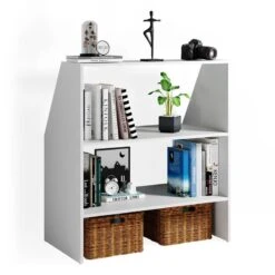 Étagère Sous Pente Blanc -Étagères Soldes Magasin 7024ee7d758f4594959706eb60087047