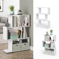 Séparateur De Pièce Levio Blanc -Étagères Soldes Magasin 79e517199a7e4ddfa26e40e8b671480a