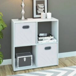 Etagère Tetra Blanc 4 Compartiments -Étagères Soldes Magasin 7ae401e49a2f49359695df5689186918