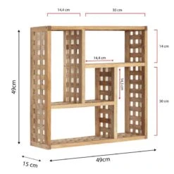 Étagère Miri En Bois De Noyer -Étagères Soldes Magasin 7c2b45970df04a69bcbb18443b60e35a