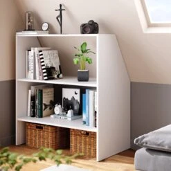 Étagère Sous Pente Blanc -Étagères Soldes Magasin 7f4f39286da14dbc997848a740aa8e2a