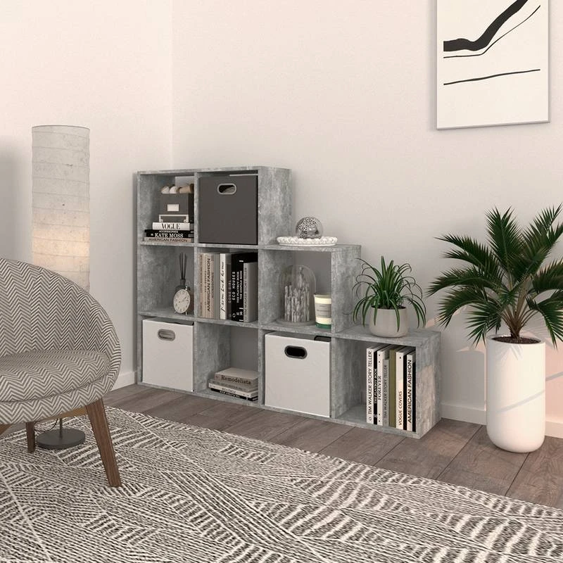 Étagère Escalier Béton 9 Compartiments 5 Étagère Escalier Béton 9 Compartiments – Image 3