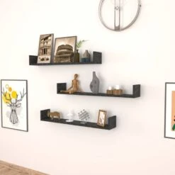 Lot De 3 étagères Murales Höganäs -Étagères Soldes Magasin 7ff8ff57c0d948e88b21c1d99d56ba19