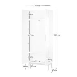 Armoire D’entrée LINDHOLM -Étagères Soldes Magasin 8000020749 230823 500 SKETCH DETAILS P000000008000020749 sketch