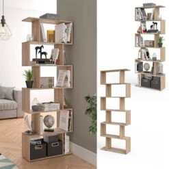 Séparateur De Pièce Levio Chêne -Étagères Soldes Magasin 80e29cf4a2f4430ca0a234096e06cfe1