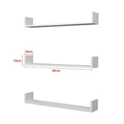 Lot De 3 étagères Murales Höganäs -Étagères Soldes Magasin 8adda7ae405141ae9dc06a27eb9cc06d