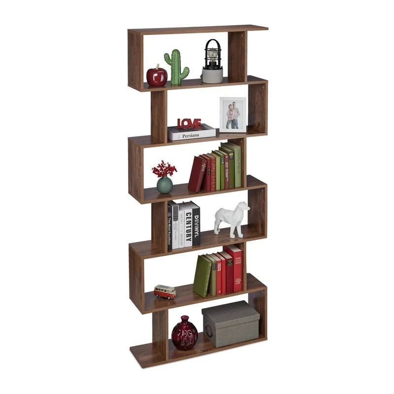 Haute Bibliothèque Marron 7 Haute Bibliothèque Marron – Image 5