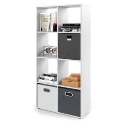 Etagère Scutum Blanc 8 Compartiments -Étagères Soldes Magasin 9088192876a94d36a947948f9aca28ad