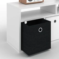 Etagère Hylda Blanc & 3 Boîtes P -Étagères Soldes Magasin a3aeba0e46c5460289beb8a0f44722ec