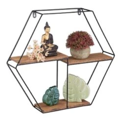 Étagère Murale Hexagonale 3 Rayons -Étagères Soldes Magasin a6b185b8bcd34a00999b41478c38a7d4