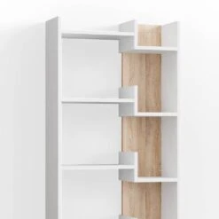 Bibliothèque Fico Blanc/sonoma -Étagères Soldes Magasin aa70fba656dc4686b44bd5d8cad39a86