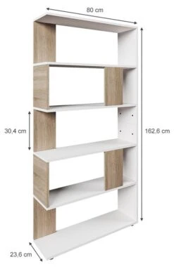Etagère 80cm Sonoma/blanc -Étagères Soldes Magasin b3f630398d9e48248ef1d5b13f794f6d.cropped 215 17 615 954.processed