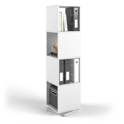 Étagère Tournante Blanc 12 Étagère Tournante Blanc -Étagères Soldes Magasin b8c9ba3dc97347c2a06f6edf84ada7f7