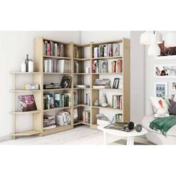 Bibliothèque Gala En Pin 6 Tablettes -Étagères Soldes Magasin bd8dc9de292c479f9778cbc43380c316