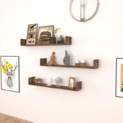 Lot De 3 étagères Murales Höganäs -Étagères Soldes Magasin be5000f97c63446ba58f6bc41d6dd3ac