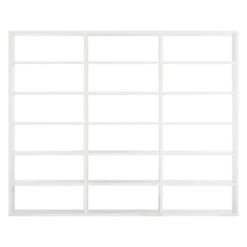 Bibliothèque Empire -Étagères Soldes Magasin bibliothek empire hochglanz weiss 2658982