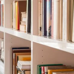 Bibliothèque Empire -Étagères Soldes Magasin bibliothek empire hochglanz weiss 581358