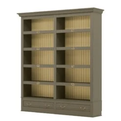 Bibliothèque Azjana I -Étagères Soldes Magasin buecherregal azjana i pinie teilmassiv granit pinie creme 3392713