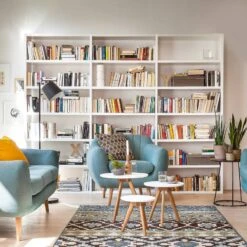 Bibliothèque Empire -Étagères Soldes Magasin buecherregal empire hochglanz weiss 4065092