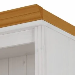 Bibliothèque Lillehammer III -Étagères Soldes Magasin buecherwand lillehammer iii kiefer massiv weiss honig 1112318