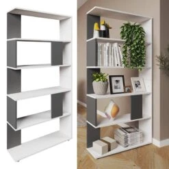 Etagère 80cm Anthracite/blanc -Étagères Soldes Magasin c1d078d3afb84f0599e44822185dceaf