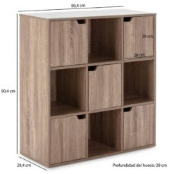 Étagère Martin 4 Rayons Et 5 Portes -Étagères Soldes Magasin cfef195a4009451ca88363b81f404814
