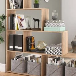 Étagère Escalier Asym Blanc -Étagères Soldes Magasin df0d3967098047fbb275e9aebbdaa0a9