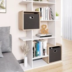Etagère Blanc/sonoma Cube -Étagères Soldes Magasin fccbf931d6874f4e81384bcc01471ce2