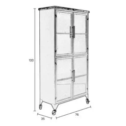 Vitrine En Bois Et Métal -Étagères Soldes Magasin fe498731fa3b4d12b741cdb5a0b97a01