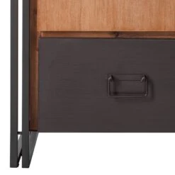 Armoire Manchester II -Étagères Soldes Magasin garderobenschrank manchester akazie teilmassiv akazie akazie anthrazit 110 cm 2 tuerig 4874988