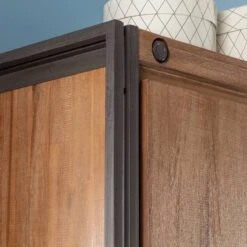 Armoire Manchester II -Étagères Soldes Magasin garderobenschrank manchester akazie teilmassiv akazie akazie anthrazit 110 cm 2 tuerig 4882448