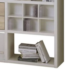 Etagère Concept VIII -Étagères Soldes Magasin regal concept viii hochglanz weiss eiche dekor 1994342