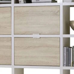 Etagère Concept VIII -Étagères Soldes Magasin regal concept viii hochglanz weiss eiche dekor 1994354