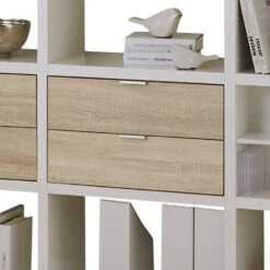 Etagère Concept VIII -Étagères Soldes Magasin regal concept viii hochglanz weiss eiche dekor 1994358