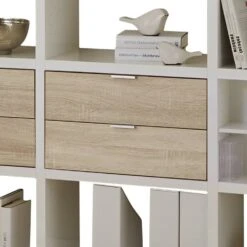 Etagère Concept VIII -Étagères Soldes Magasin regal concept viii weiss eiche dekor 1994418