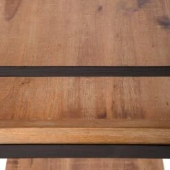 Etagère Manchester -Étagères Soldes Magasin regal manchester i akazie massiv metall 4873044