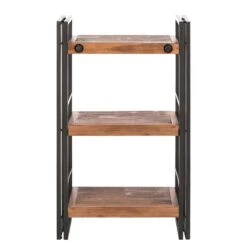 Étagère MANCHESTER 2 Rangements -Étagères Soldes Magasin regal manchester iii akazie massiv metall 4877436