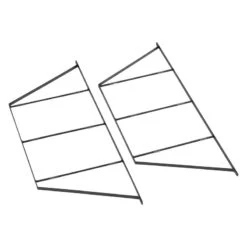 Étagère Oxbow II -Étagères Soldes Magasin regal oxbow ii paulownia massiv metall paulownia 5033776