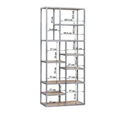 Étagère Woodson III -Étagères Soldes Magasin regal woodson iii akazie massiv eisen akazie hellbraun 4700124