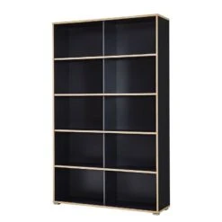 Étagère Avec Porte Coulissante Mingle I -Étagères Soldes Magasin schiebetuerenregal mingle i anthrazit eiche sonoma dekor 5029368